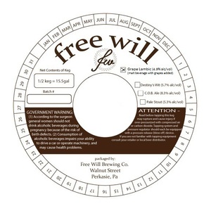 Free Will Grape Lambic