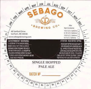 Single Hopped Pale Ale 