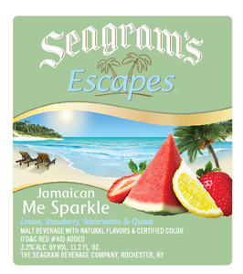 Seagram's Escapes Jamaican Me Sparkle November 2014