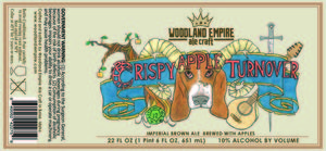 Woodland Empire Ale Craft Crispy Apple Turnover