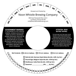 Noon Whistle Brewing Company November 2014