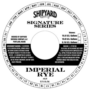 Shipyard Brewing Co. Signature Series