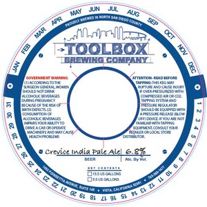 Toolbox Brewing Co The Crevice November 2014