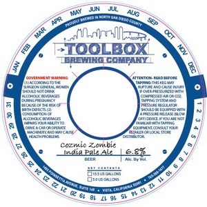 Toolbox Brewing Co Cozmic Zombie November 2014