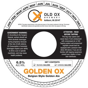 Golden Ox November 2014
