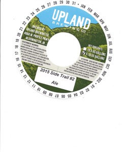 Upland Brewing Company 2015 Side Trail #2