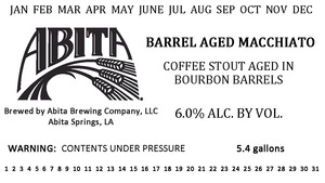 Abita Barrel Aged Macchiato