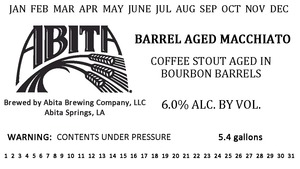 Abita Barrel Aged Macchiato November 2014