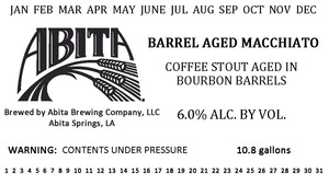 Abita Barrel Aged Macchiato November 2014