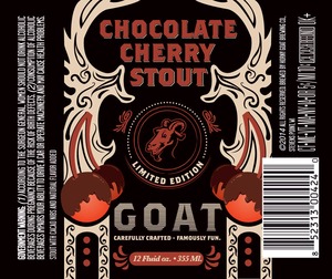 Horny Goat Brewing Co. Chocolate Cherry Stout November 2014