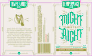 Temperance Beer Company Might Meets Right (boulevardier)
