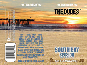The Dudes' Brewing Company South Bay Session India Pale Ale December 2014