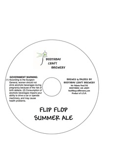 Boothbay Craft Brewery Flip Flop