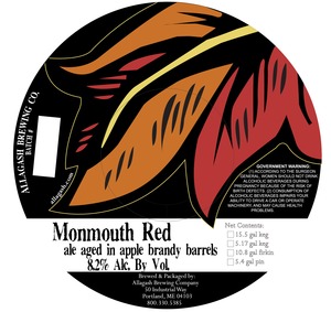 Allagash Brewing Company Monmouth Red