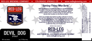 Red Leg Brewing Company Devil Dog Stout