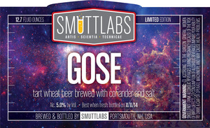 Smuttlabs Gose November 2014