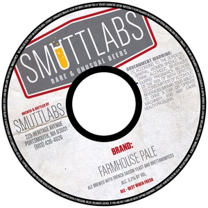 Smuttlabs Farmhouse Pale November 2014