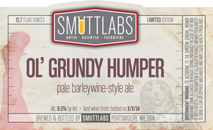 Smuttlabs Ol' Grundy Humper November 2014