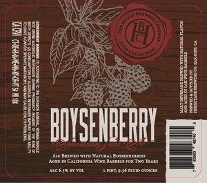 Hermitage Brewing Company Boysenberry November 2014