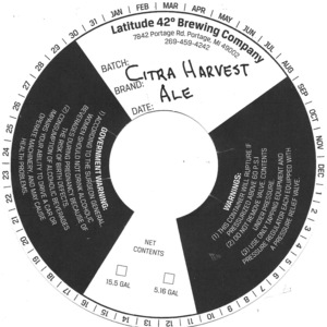 Citra Harvest Ale 