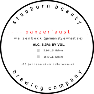Stubborn Beauty Brewing Company Panzerfaust