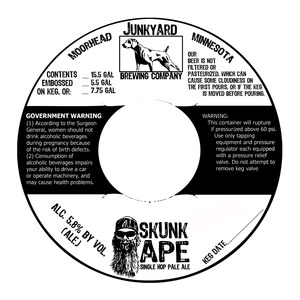 Junkyard Brewing Company Skunk Ape
