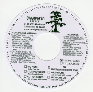 Swamp Head Brewery Psl