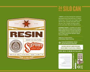 Sixpoint Craft Ales Resin November 2014