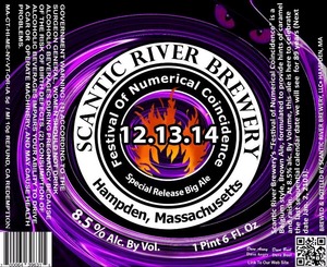 Scantic River Brewery,llc 12-13-14