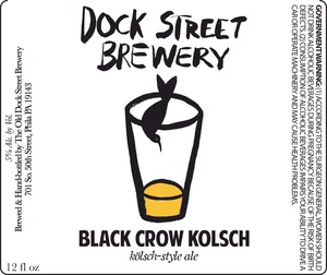 Dock Street Black Crow Kolsch November 2014