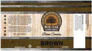 Bur Oak Brewing Company Boone County Brown