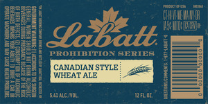 Labatt Canadian Style Wheat Ale November 2014