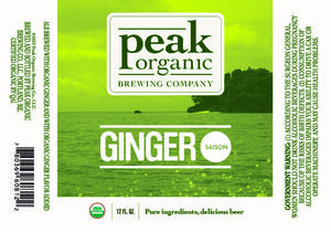 Peak Organic Ginger Saison November 2014