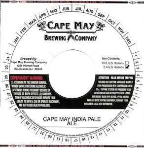 Cape May India Pale Ale December 2014