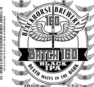Blackhorse Brewery Batch 160