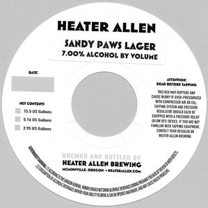Heater Allen Brewing Sandy Paws