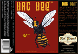 Red Branch Brewing Company Bad Bee Iba