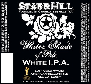 Starr Hill Whiter Shade Of Pale