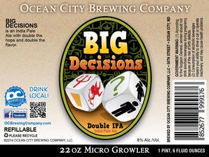 Big Decision Double Ipa January 2015