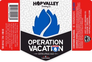 Hop Valley Brewing Co. Operation Vacation