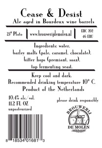 De Molen Cease & Desist