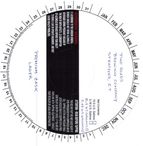 Two Roads Brewing Company Premium Cask Lager December 2014