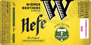 Widmer Brothers Brewing Company Hefe December 2014