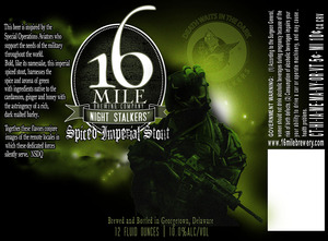 16 Mile Brewing Comany, Inc Night Stalkers' December 2014