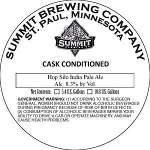 Summit Brewing Company Hop Silo December 2014
