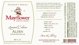 Mayflower Alden Double India Pale Ale