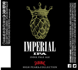 Saranac Imperial IPA December 2014
