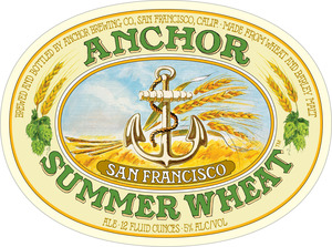 Anchor Brewing Company Summer Wheat December 2014