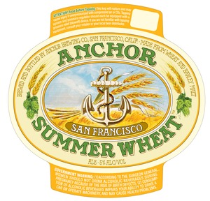 Anchor Brewing Company Summer Wheat December 2014
