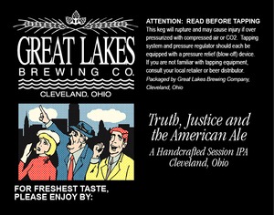 The Great Lakes Brewing Co. Truth, Justice And The American December 2014